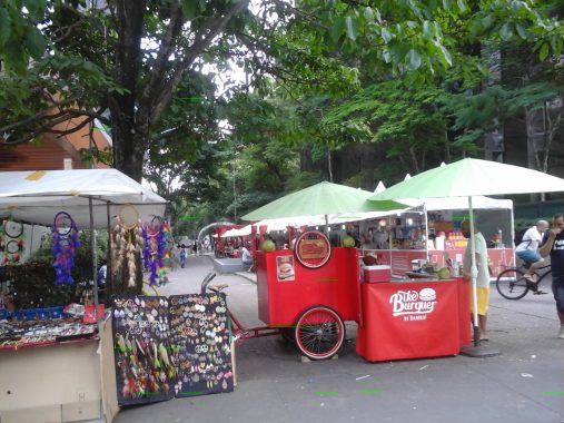 A Avenida mais Paulista de São Paulo durante as festas
