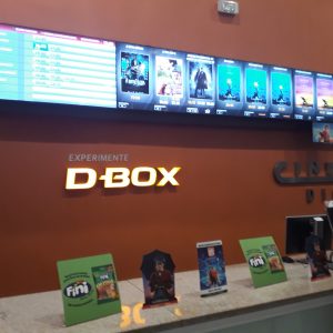 A nova experiência Cinemark: D-Box